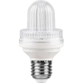 Лампа-строб ,(2W) 230V E27 6400K строб, LB-377 Feron